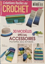CRÉATIONS FACILES AU CROCHET 32 - 30 MODÈLES SPÉCIAL ACCESSOIRES 