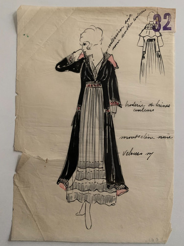 Dessin original costume - original,
