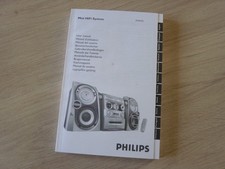 notice Philips fonctionnement mini chaine hifi system FWM75 TBE