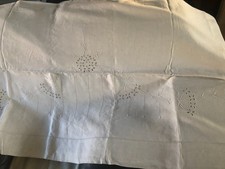 ANCIEN SUPERBE DRAP BRODÉ