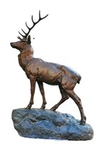 Grand cerf en bronze Jules