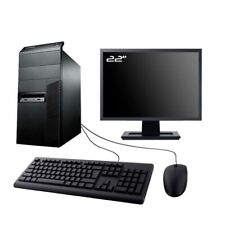 PC Lenovo M90 Tour Ecran 22" Intel I5-650 RAM 8Go SSD 480Go W10 Wifi