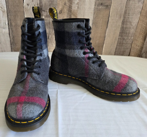 Martens castel plaid wool - dr.,