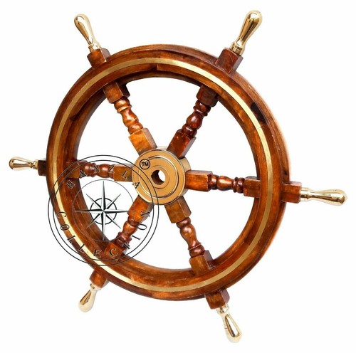 Volant bateau nautique bois - volant,