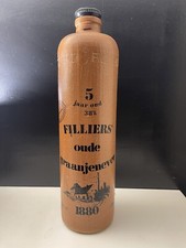 Ancienne Bouteille Vide Grès Genièvre Filliers Oude Graanjenever