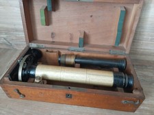 Ancien instrument scientifique de marine télescope télémétrique De Lugeol XIXéme