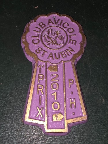 Plaque alu clube avicole - alu, st