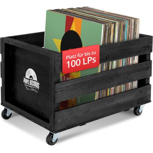 Caisse range bois retro - caisse,