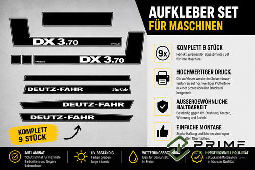 Jeu autocollants deutz fahr - d'autocollants,