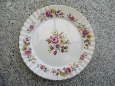 1 ASSIETTE DESSERT Porcelaine ANGLAISE ROYAL STAFFORD Décor PATRICIA 20,5cm