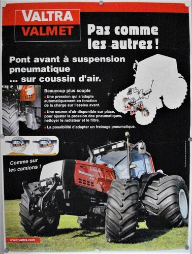 Affiche tracteurs valtra - affiche,