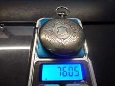 montre gousset russe argent 84 zolotniks,0,875,incomplete,P 76g
