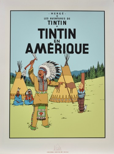 Hergé tintin serigraphie - hergÉ, .