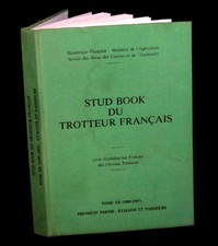 [EQUITATION CHEVAL CHEVAUX HIPPISME] Stud Book du trotteur français.