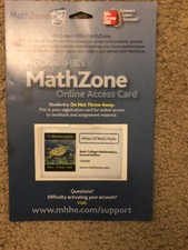 MathZone Access Card for Basic