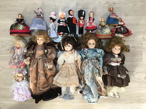 Lot poupées vintage - poupées,