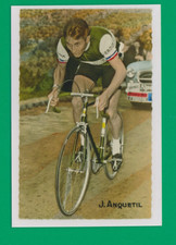CYCLISME repro PHOTO cycliste JACQUES ANQUETIL équipe HEYLETT LEROUX