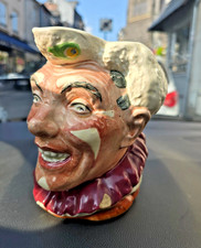 ROYAL DOULTON GRAND PICHET FAIENCE THE CLOWN NO 6207 JUG  CHARACTER CERAMIC