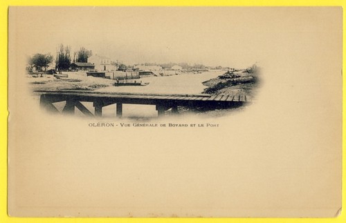Cpa rare dos 1900 - rare, Île