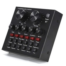 Carte son externe audio V8 carte son de diffusion en direct d'ordinateur Blue...