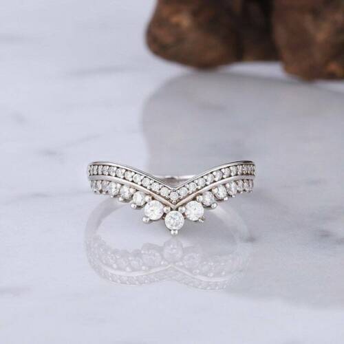 Bague alliance diamant - , simulé
