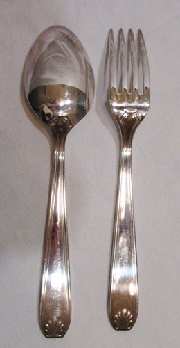 Couvert ancien metal argente - couvert,