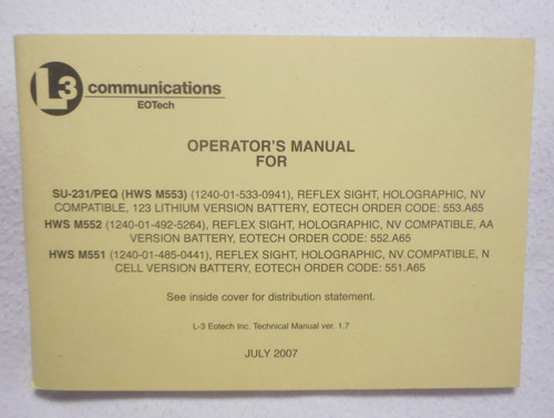 2007 eotech communications - eotech, l3