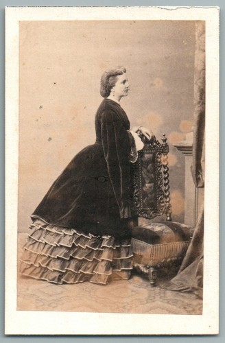 Cdv 1865 femme - 1865, profil