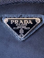 Prada Mini Sac Pochette Noir Tissus 