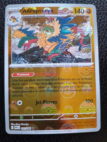 Carte pokémon aéroptéryx - carte,