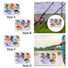 5x Mini leurres de pêche à