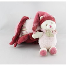 Doudou et compagnie musical chat Minouchette Bordeaux rose - 15151