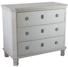 Suédois Commode Table de Chevet Gustavianischer Armoire Buffet Shabby Chic