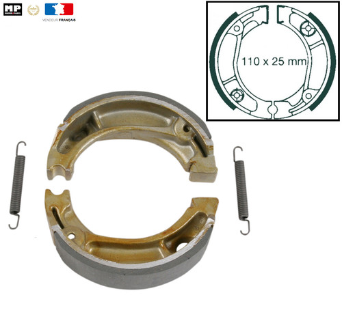 Machoires frein honda xlr - de,