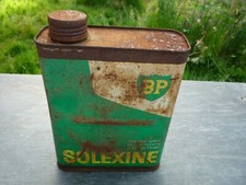 ANCIEN BIDON D'HUILE  BP SOLEXINE