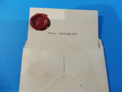 Ancien cachet cire france - de,