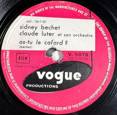 Sidney bechet claude - &,