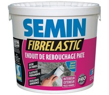 Enduit de Rebouchage Fibrelastic  Fissures Vivantes 15 kg