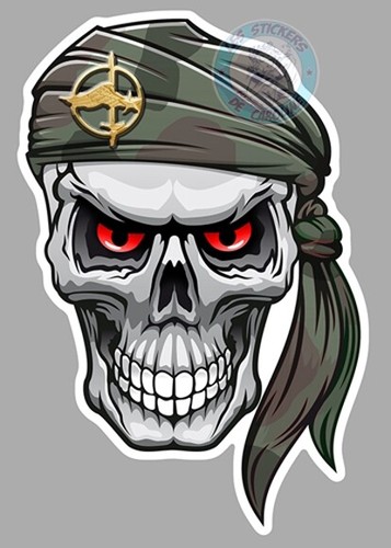 Sticker bandana skull - sticker,