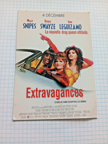 Carte cinéma extravagances - carte,