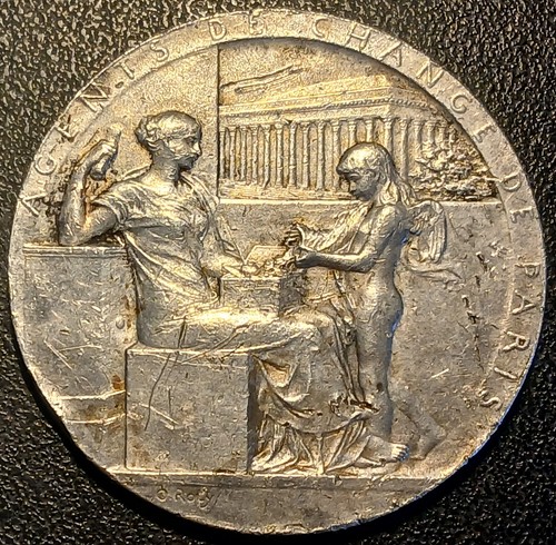 Médaille argent agents - -, de