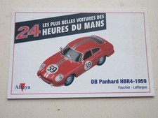 AUTO CARTE 24h du MANS 1959 DB