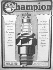 PUBLICITÉ PRESSE 1922 BOUGIE