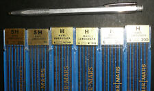 Lot porte-mine Critérium aluminium 2603 SGDG et 6 boites de mines Staedtler Mars