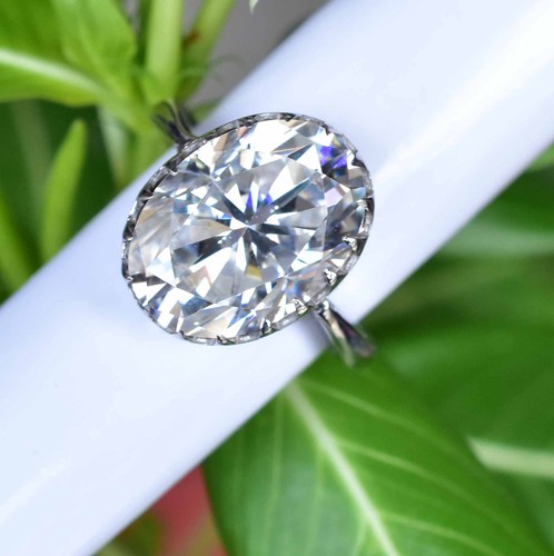 Gra ovale moissanite - ovale,