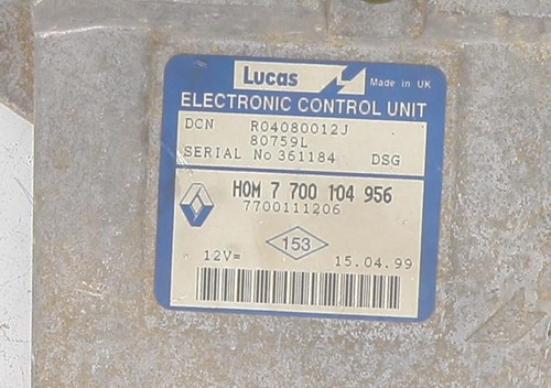 Calculateur moteur renault - moteur,