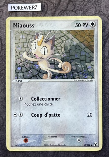 Carte pokémon miaouss 112 - pokémon, 69/112