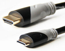 2m Mini- Câble HDMI 1.4a 3D Ethernet Full HD Mini Pour Caméscope Tablette Caméra