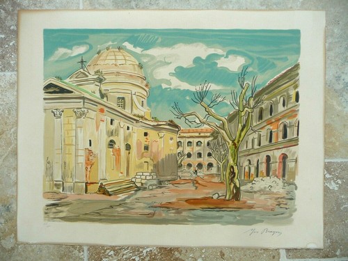 Lithographie originale yves - lithographie,