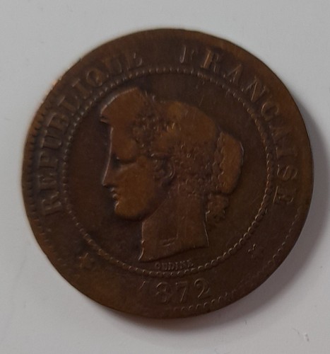 France 1872 pièce - france,